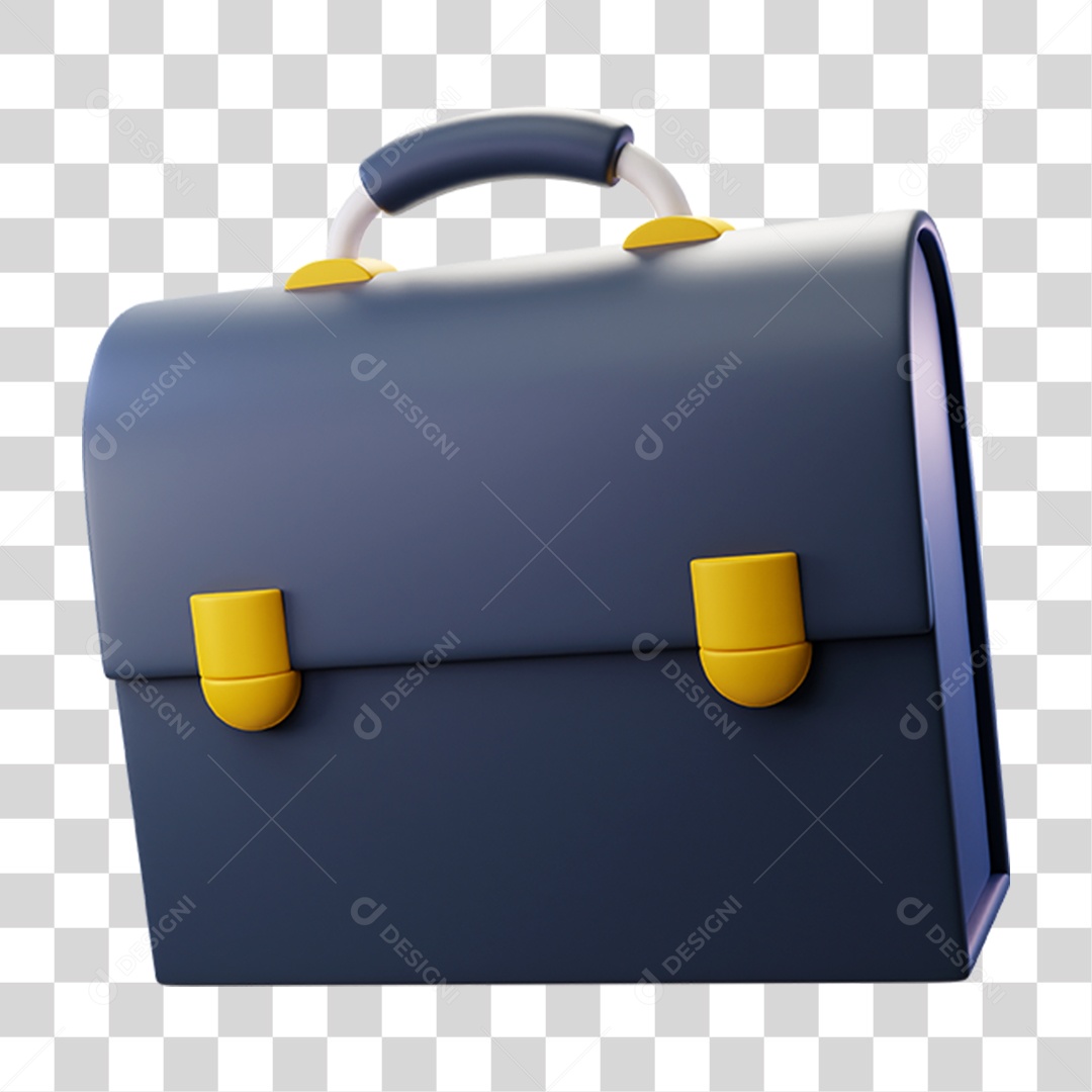 Maleta Bolsa Preta PNG Transparente