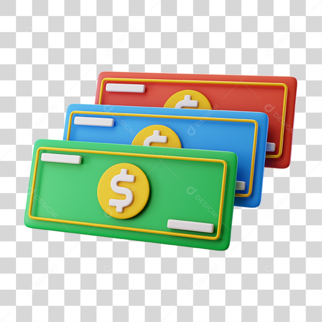 Dinheiro Dólar Emblema Siglas Cores PNG Transparente