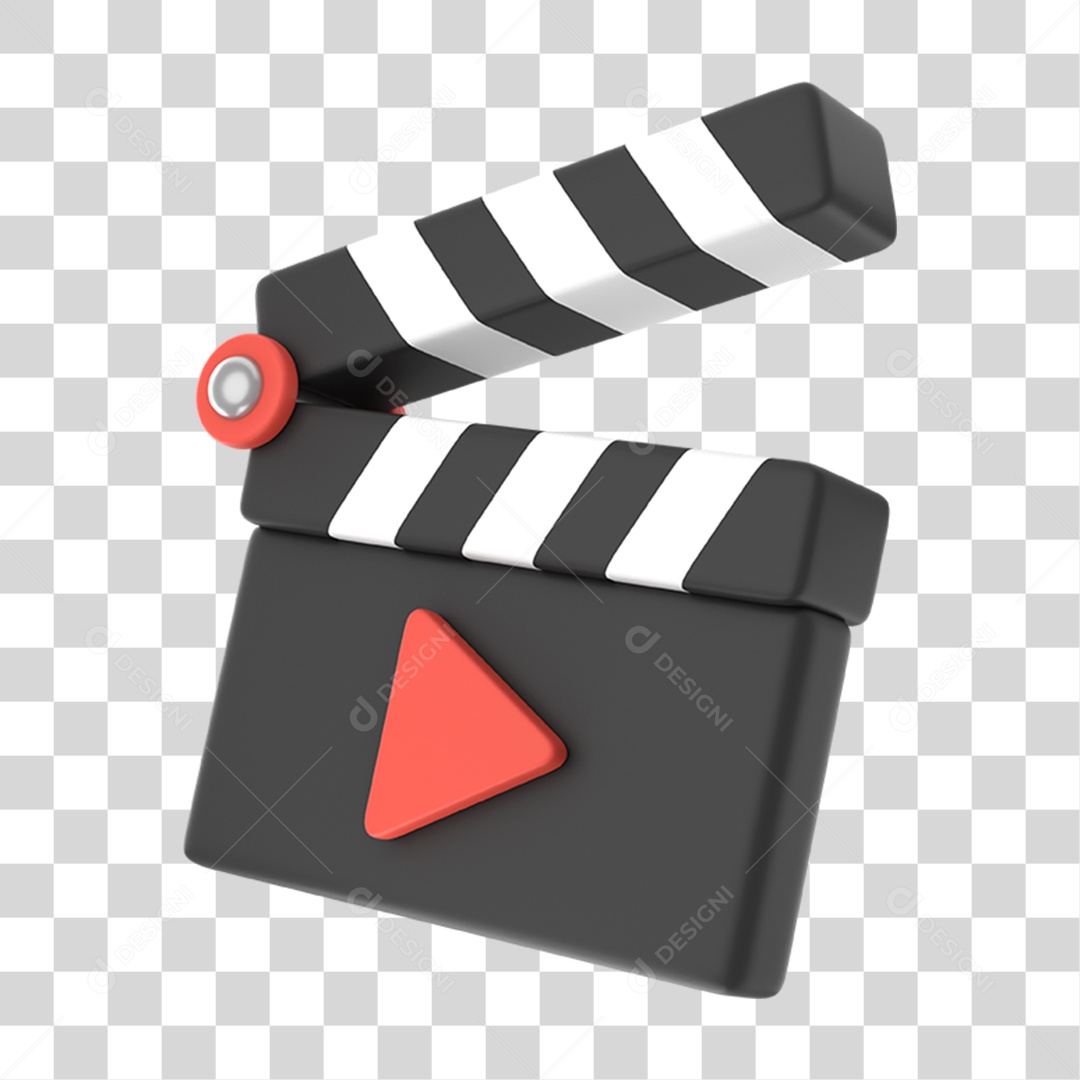 Claquete Gravação de Filme PNG Transparente