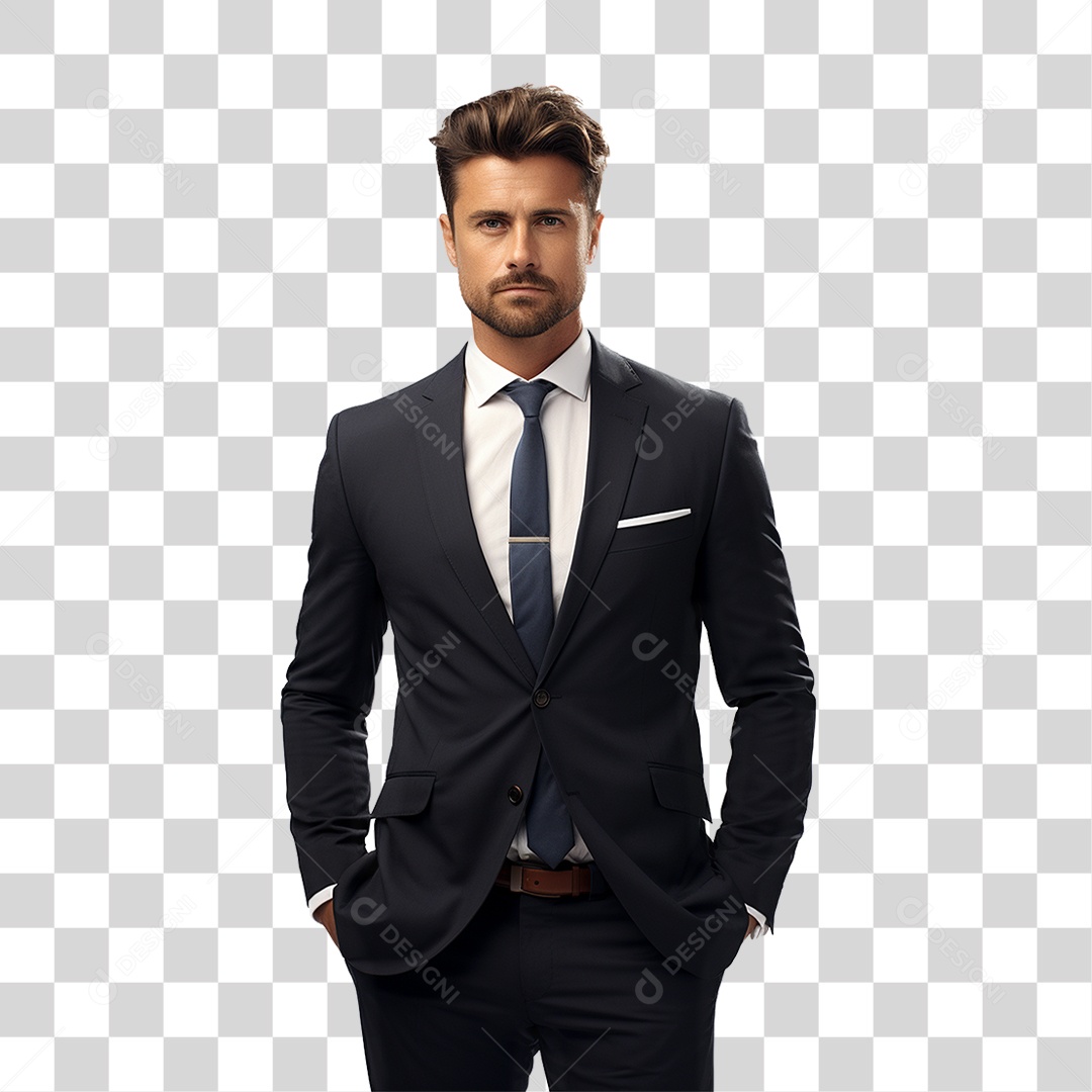 Homem Empresário Terno Bem Vestido Empresa Negócios