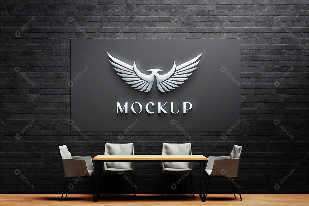 Modelo Mockup de Empresa PSD Editável