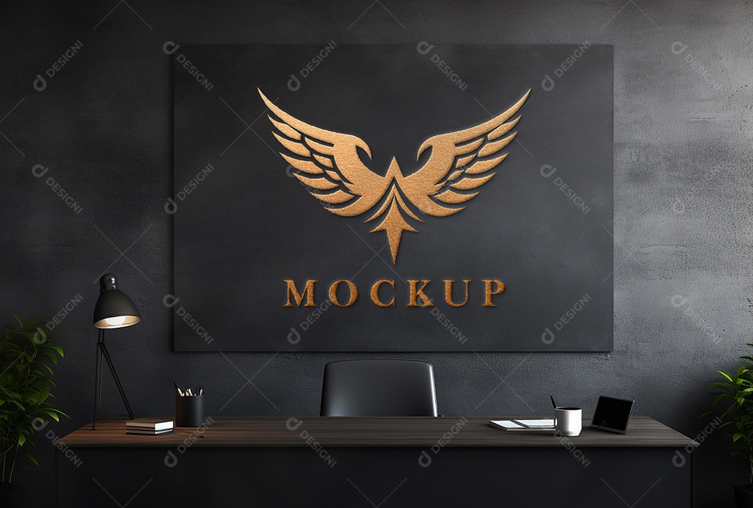 Modelo Mockup de Empresa PSD Editável