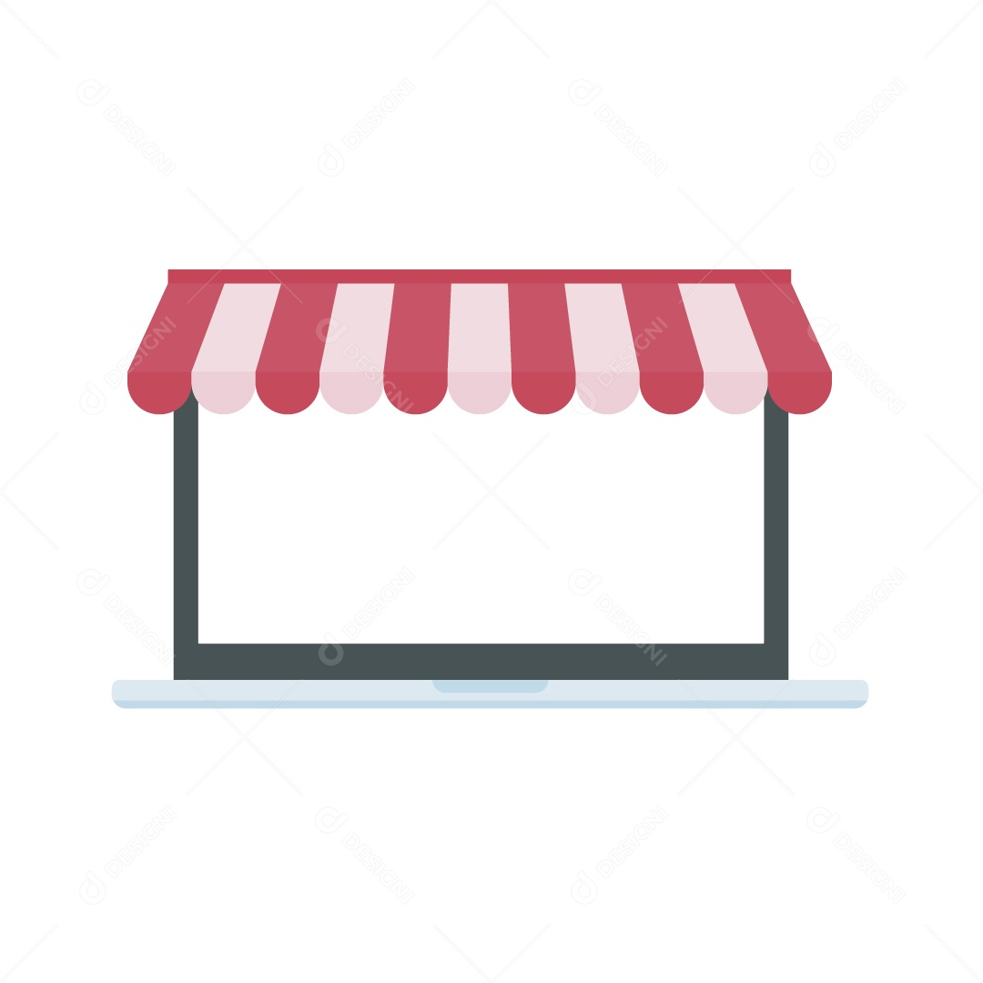 Loja Online Ilustração Vetor EPS
