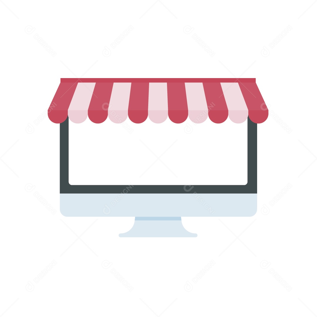 Loja Online Ilustração Vetor EPS