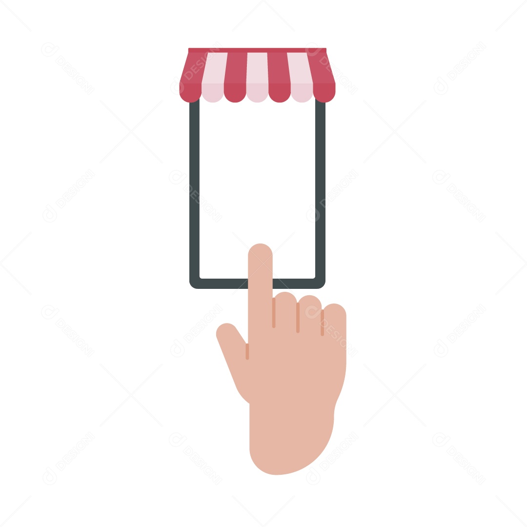 Online Ilustração Vetor EPS