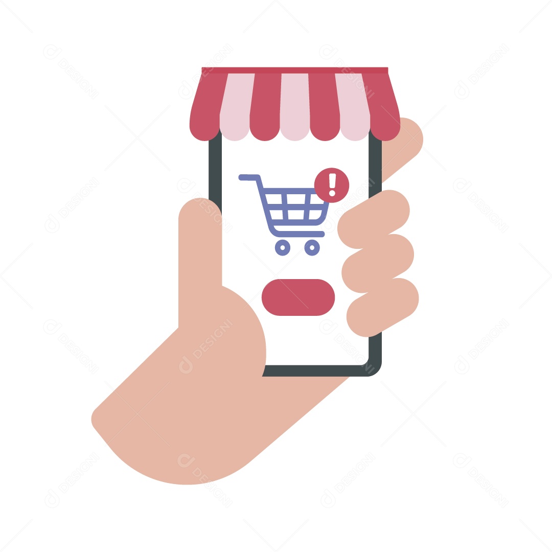 Loja Online Ilustração Vetor EPS