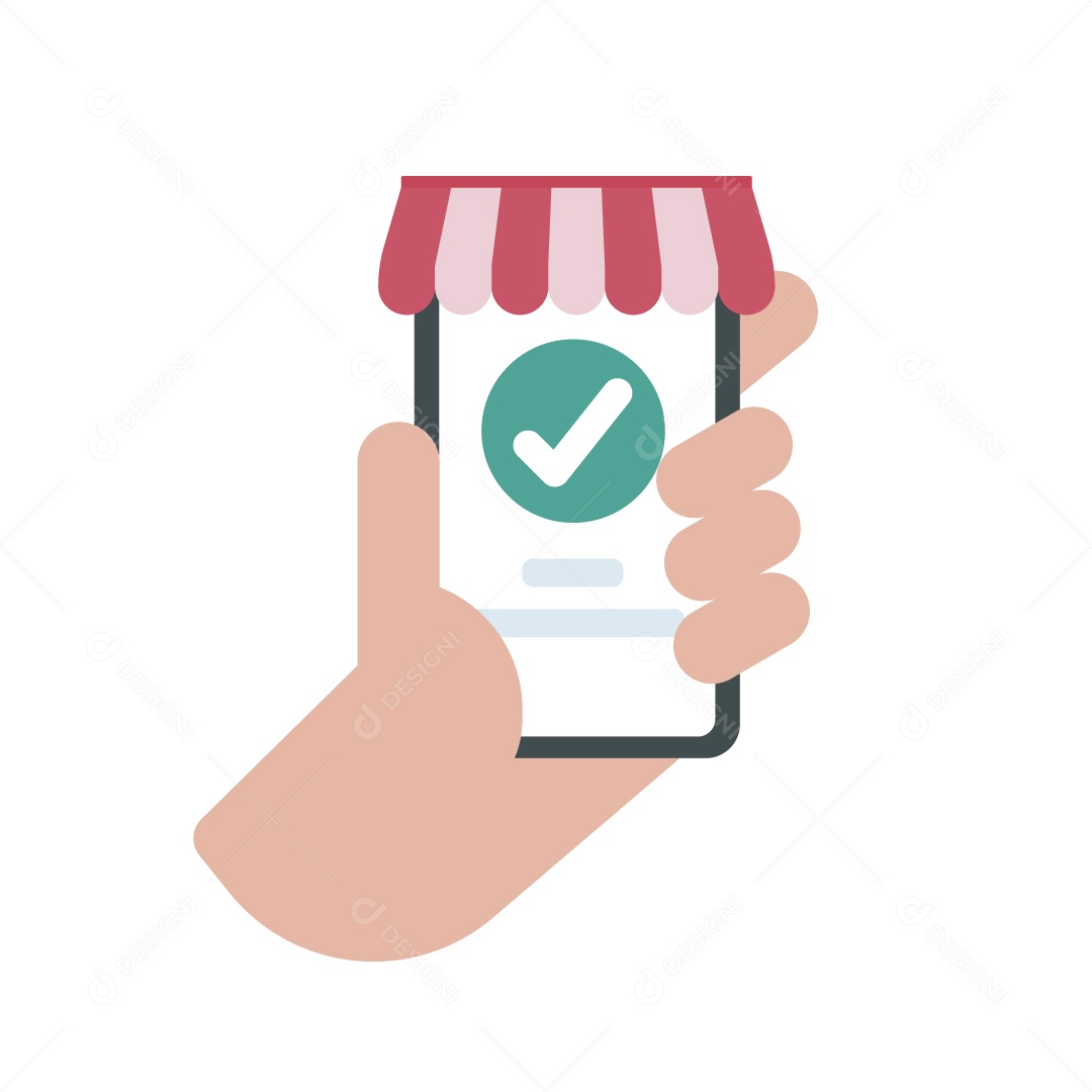 Loja Online Ilustração Vetor EPS