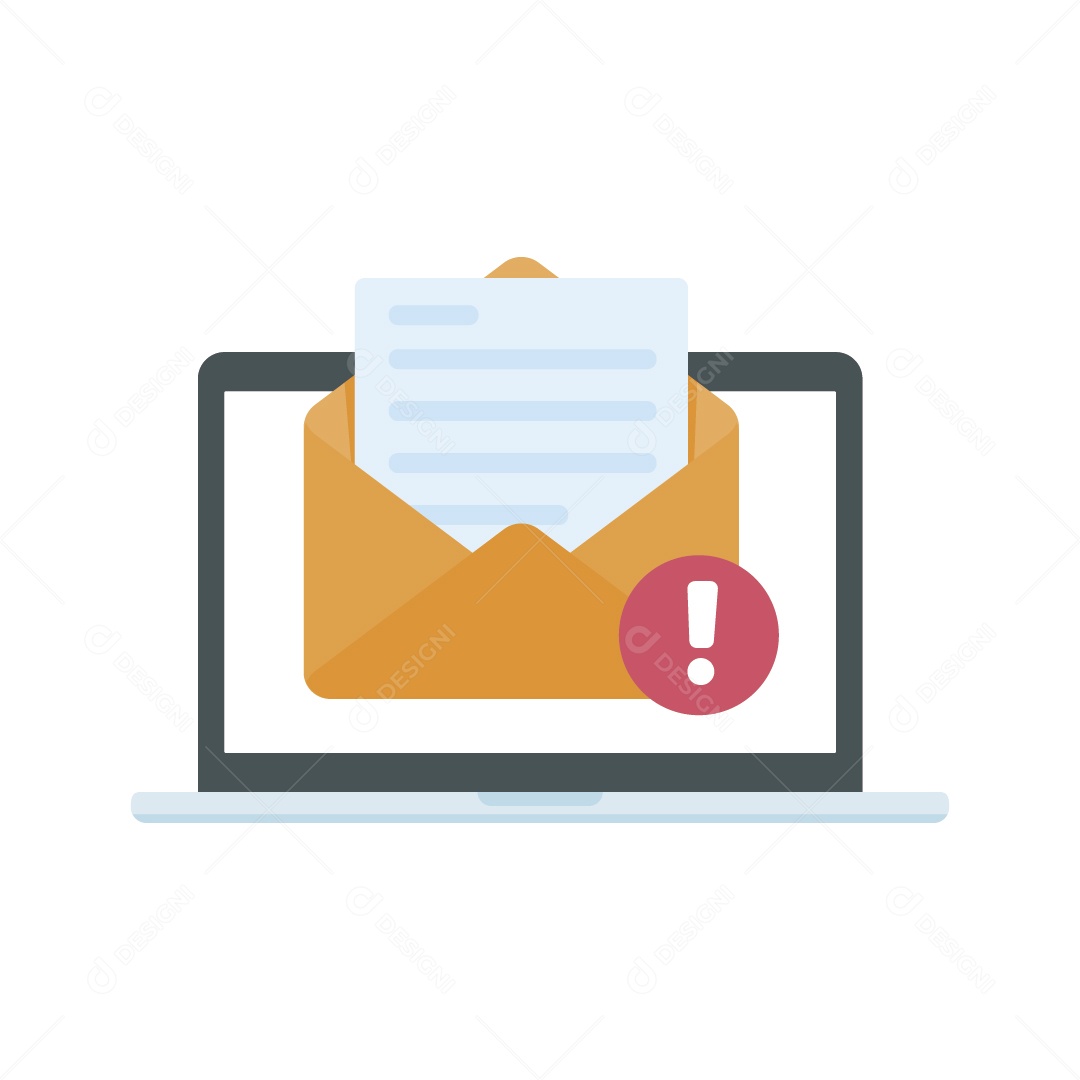 Mensagem de Avio Ilustração Vetor EPS