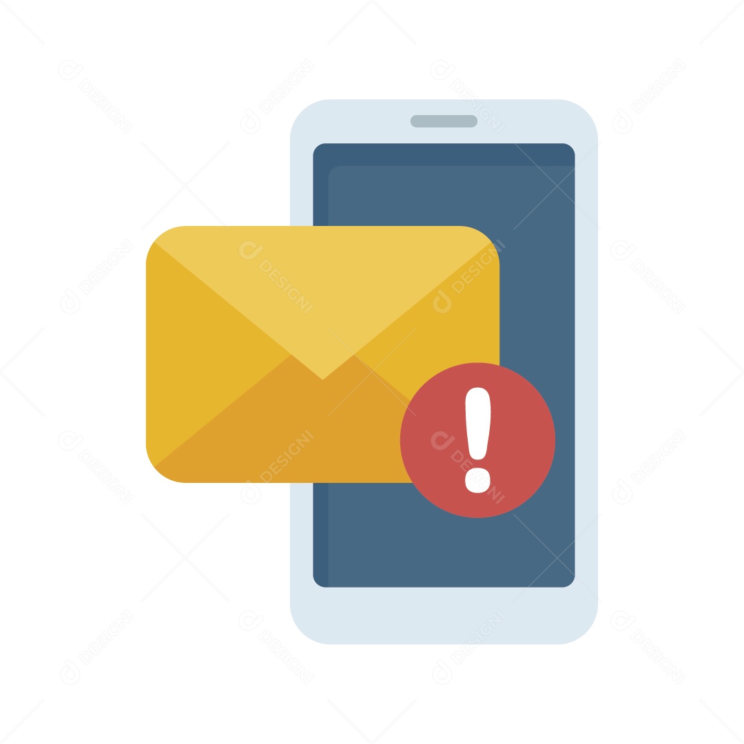 Gerenciador de Mensagem Ilustração Vetor EPS