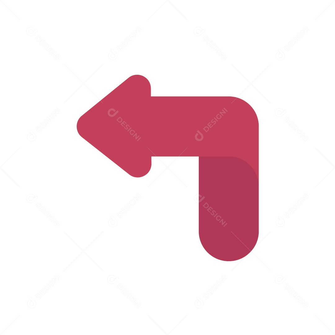 Seta Vermelha de Negócios Ilustração Vetor EPS