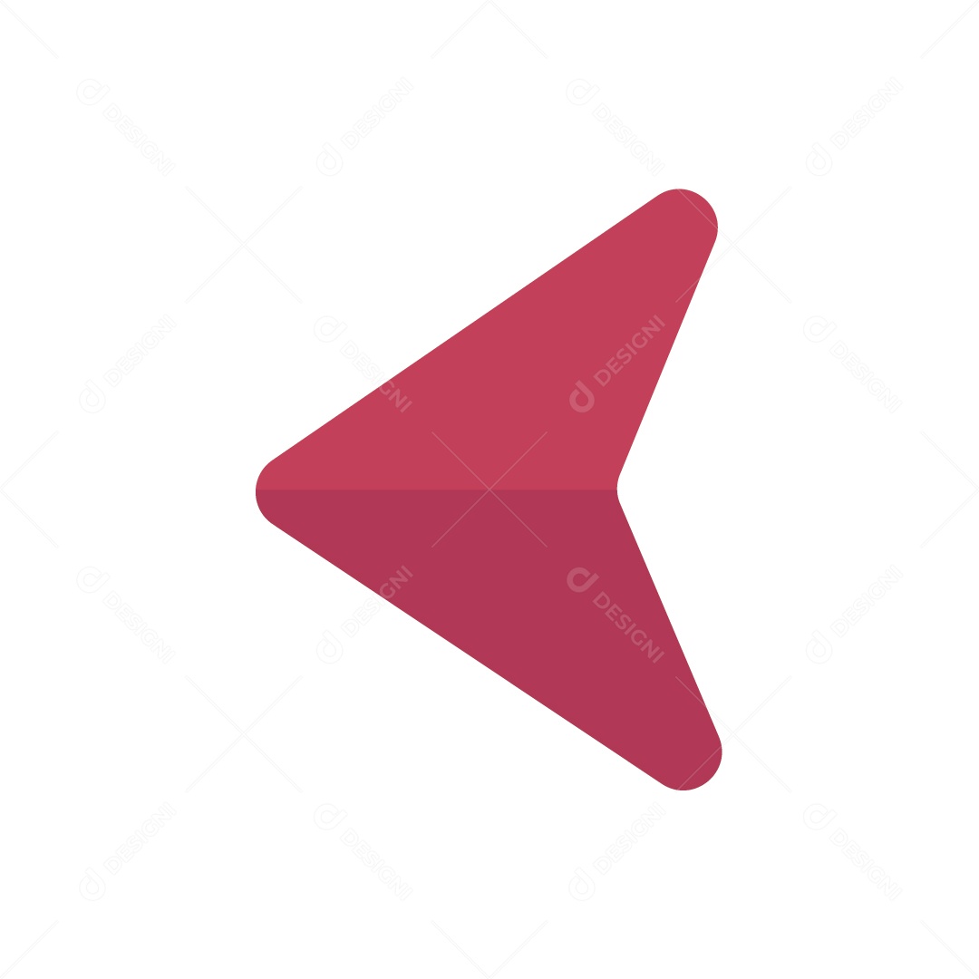 Seta Vermelha de Negócios Ilustração Vetor EPS