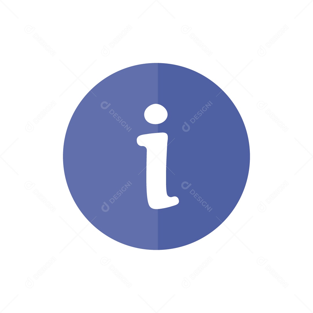 Ícone Informação Ilustração Vetor EPS