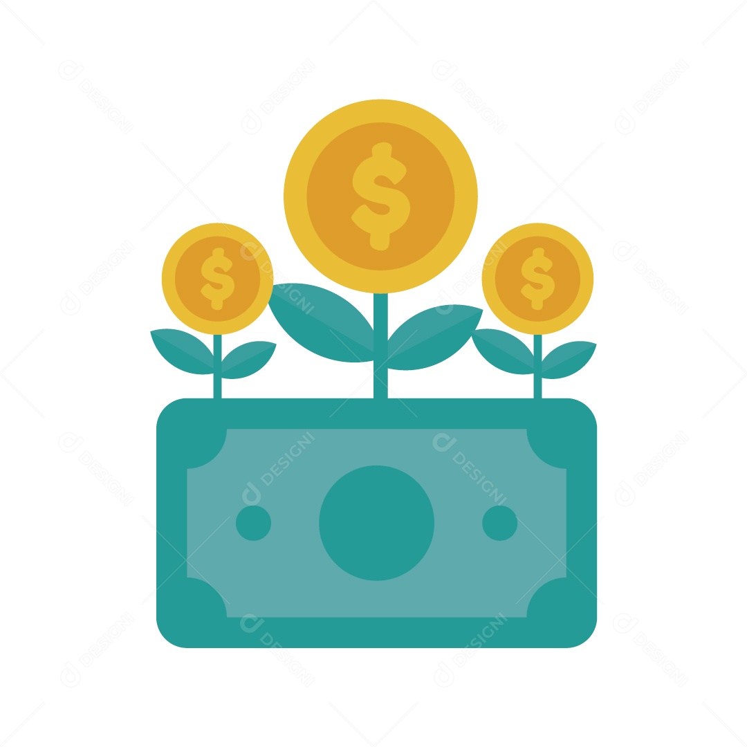 Conceito de Investimento Ilustração Vetor EPS