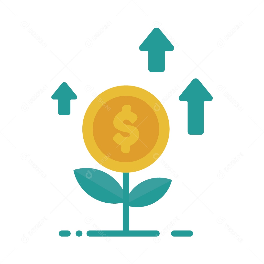 Conceito de Investimento Ilustração Vetor EPS