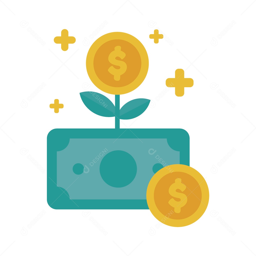 Conceito de Investimento Ilustração Vetor EPS