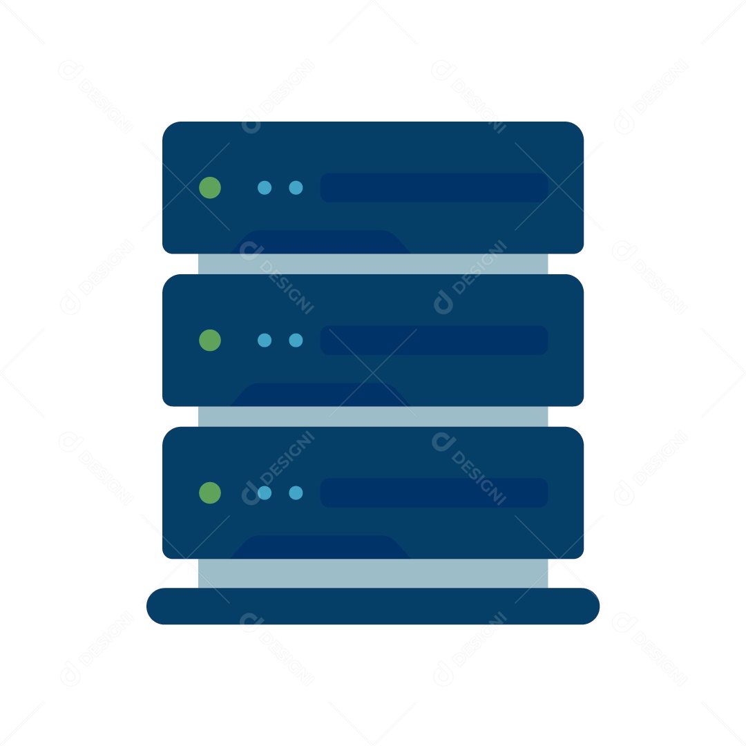 Gerenciador de Dados Ilustração Vetor EPS