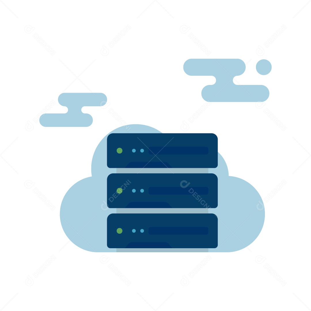 Gerenciador de Dados Ilustração Vetor EPS