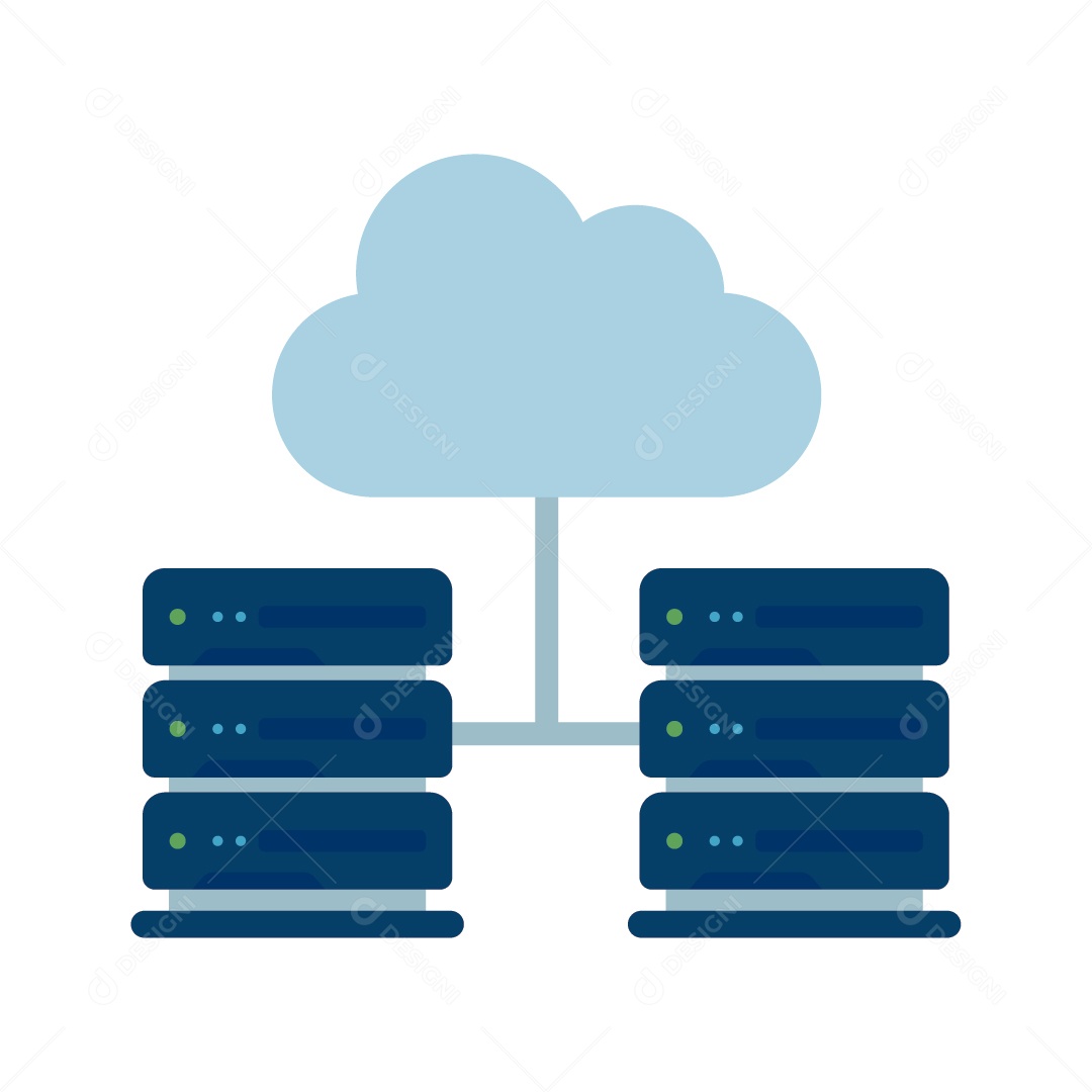 Gerenciador de Dados Ilustração Vetor EPS