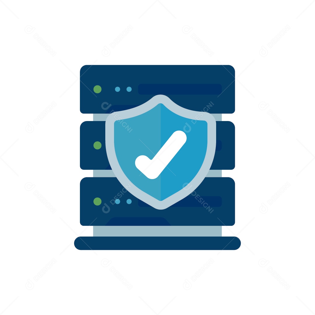 Gerenciador de Dados Ilustração Vetor EPS