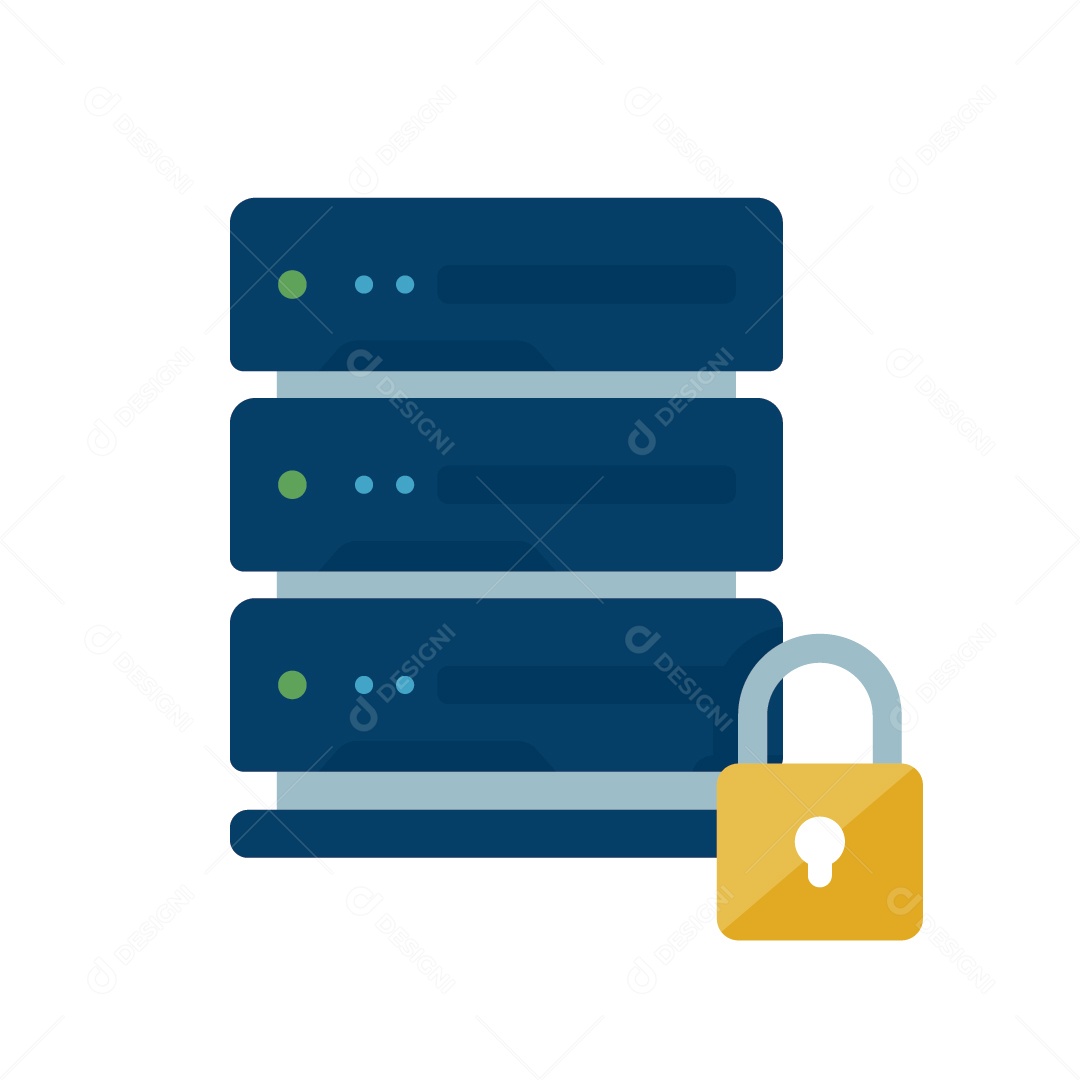 Gerenciador de Dados Ilustração Vetor EPS