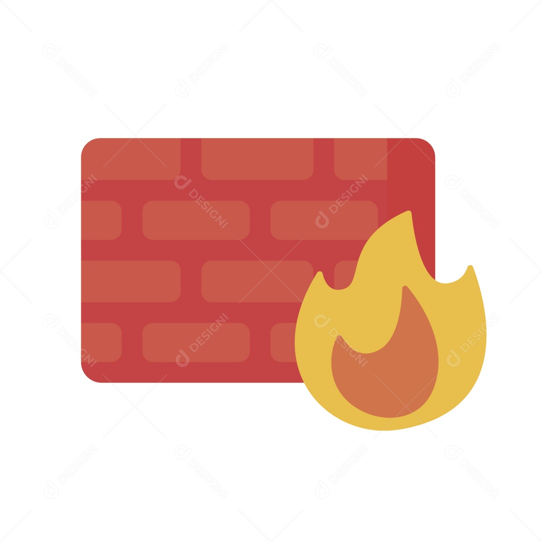Firewall Ilustração Vetor EPS