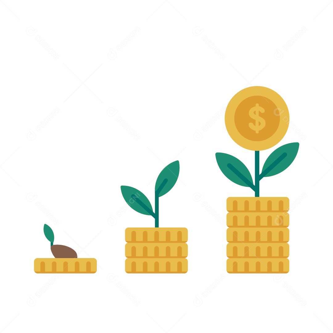 Investimento Ilustração Vetor EPS