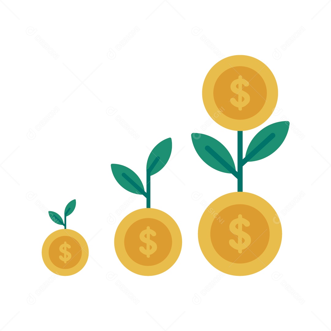 Investimento Ilustração Vetor EPS