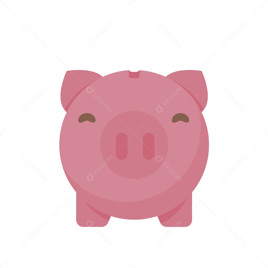 Cofrinho Ilustração Vetor EPS