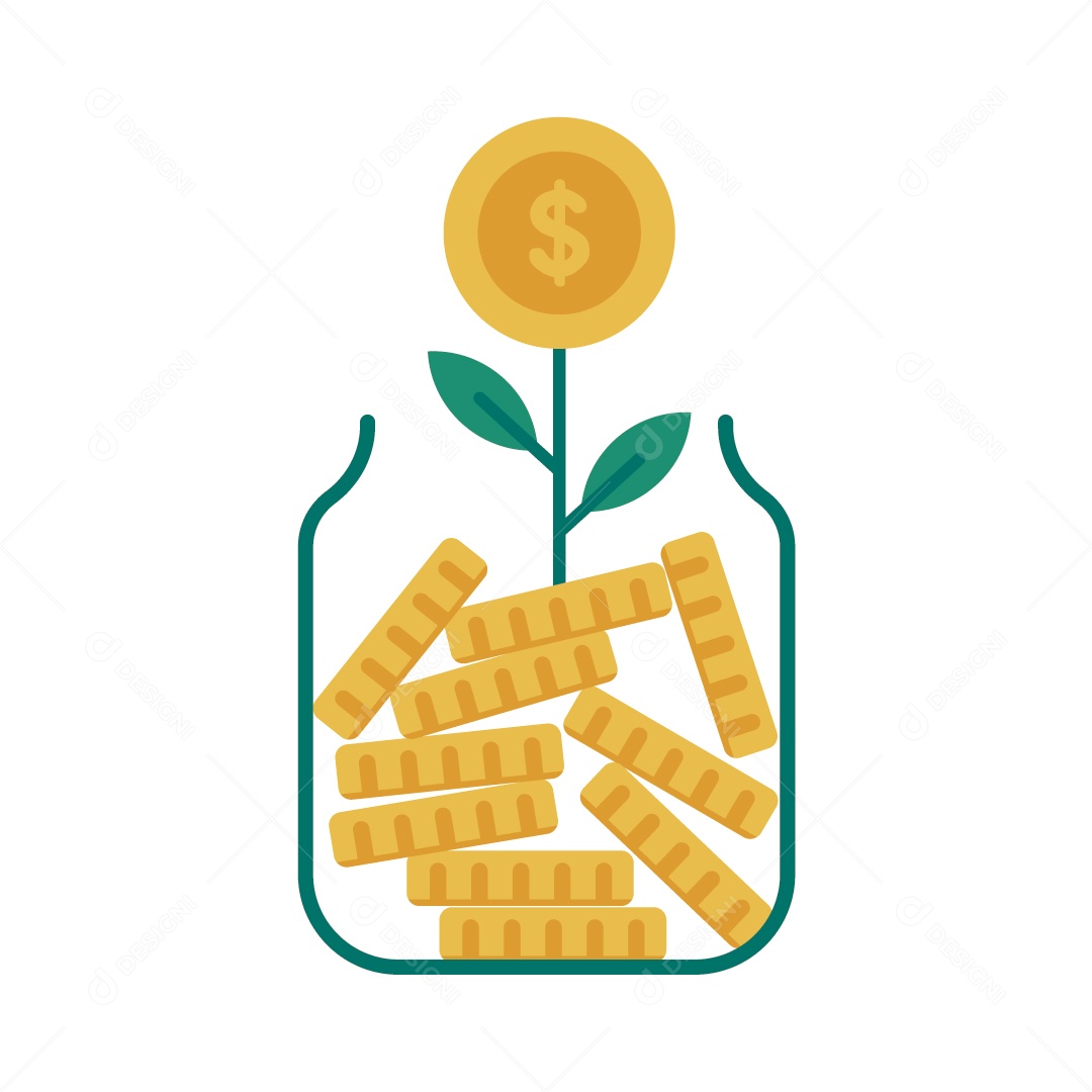 Investimento Ilustração Vetor EPS