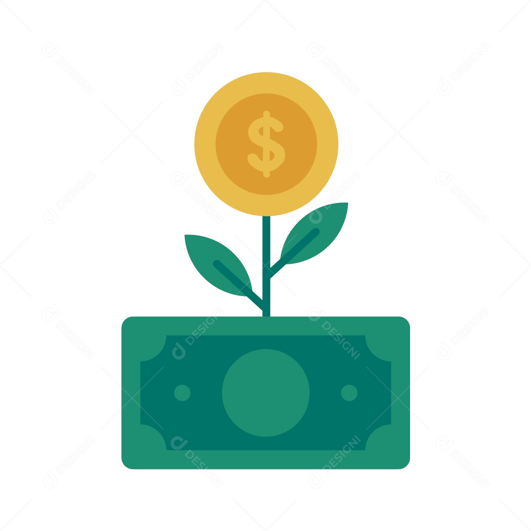 Investimento Ilustração Vetor EPS