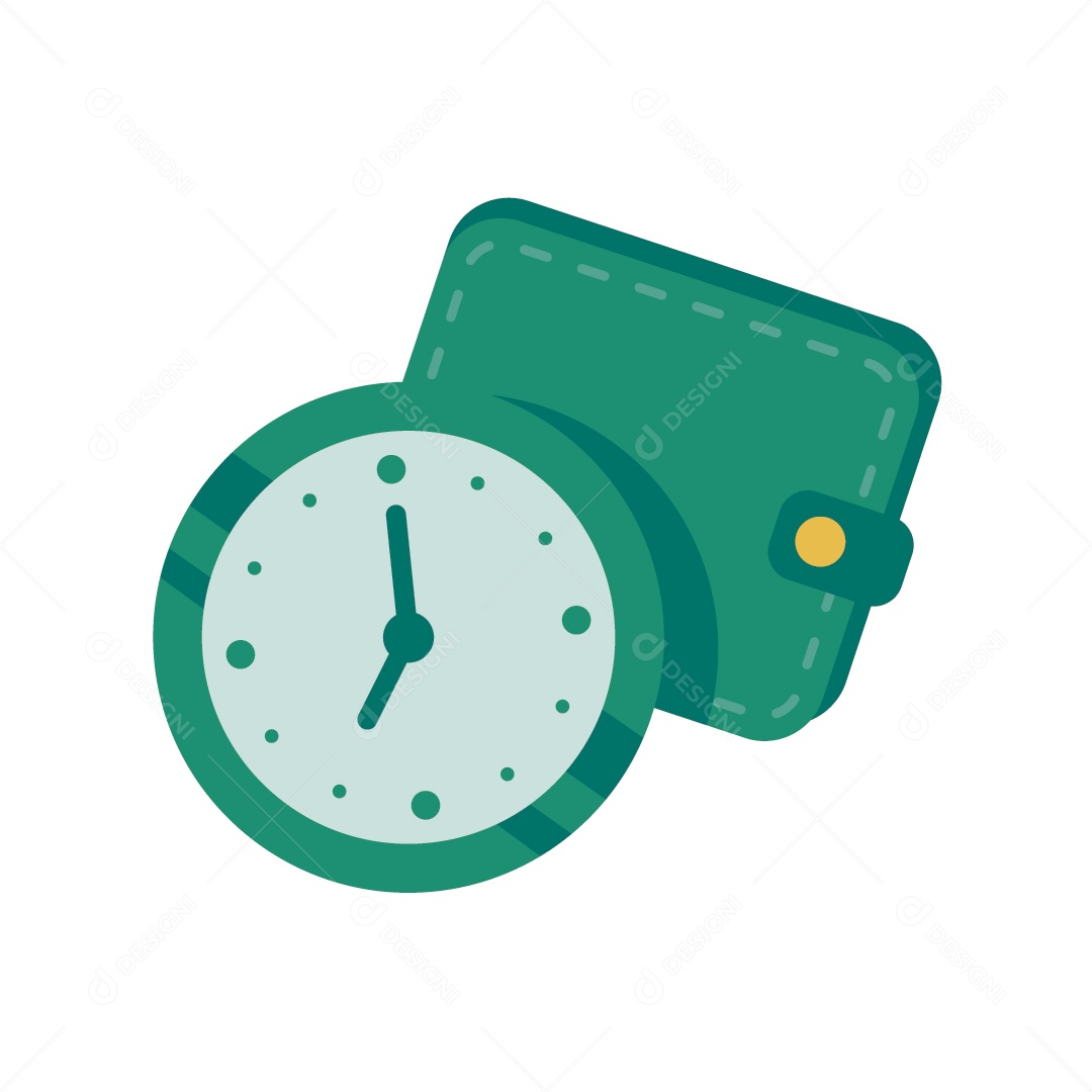 Tempo de Negócios Ilustração Vetor EPS