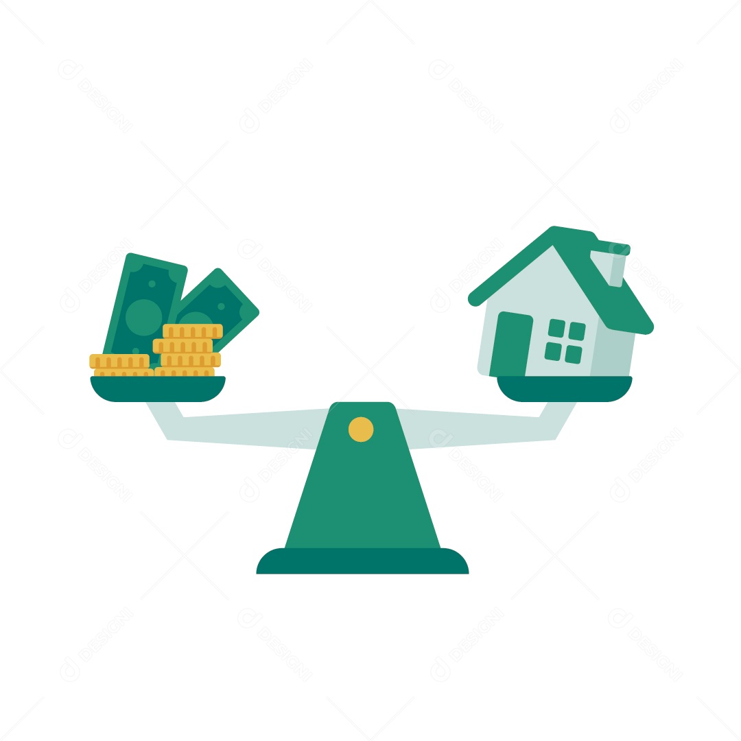 Equilíbrio de Negócios Ilustração Vetor EPS