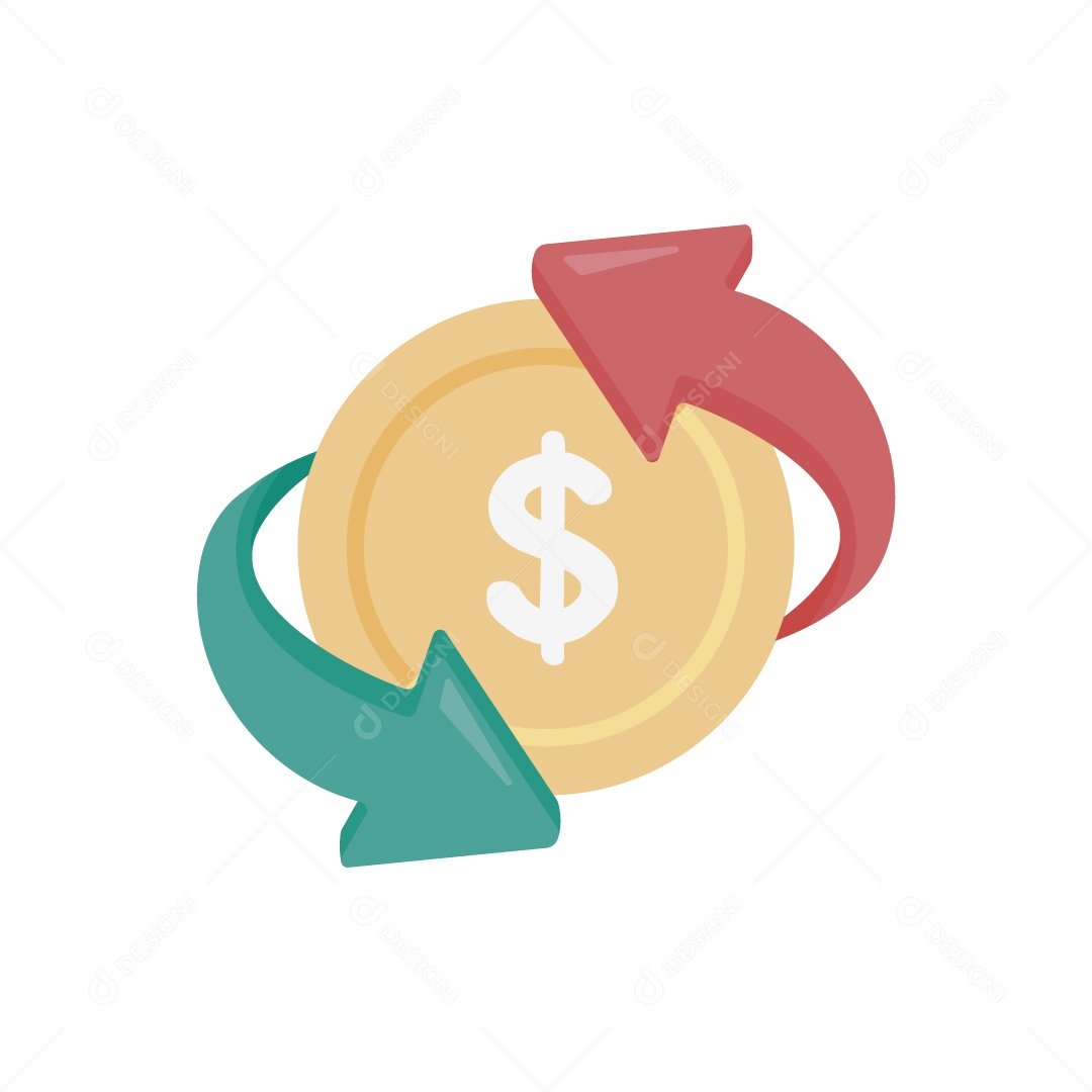 Ícone de Circulação Ilustração Vetor EPS