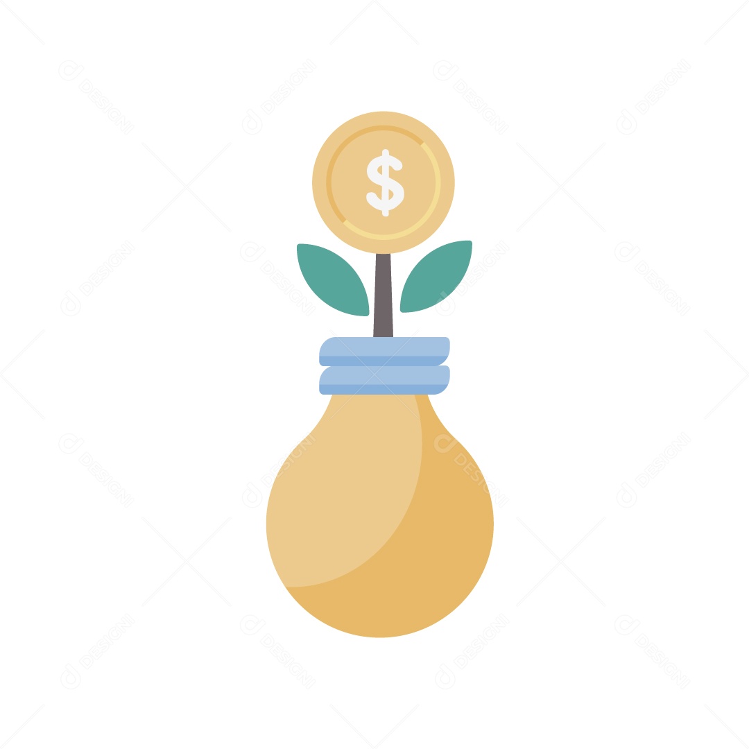 Símbolo de Investimento Ilustração Vetor EPS