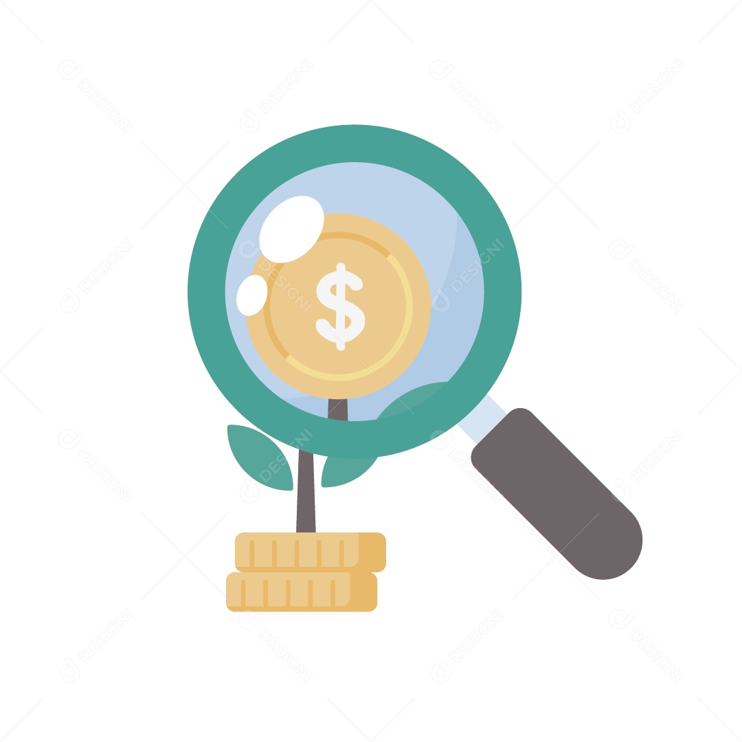 Símbolo de Investimento Ilustração Vetor EPS