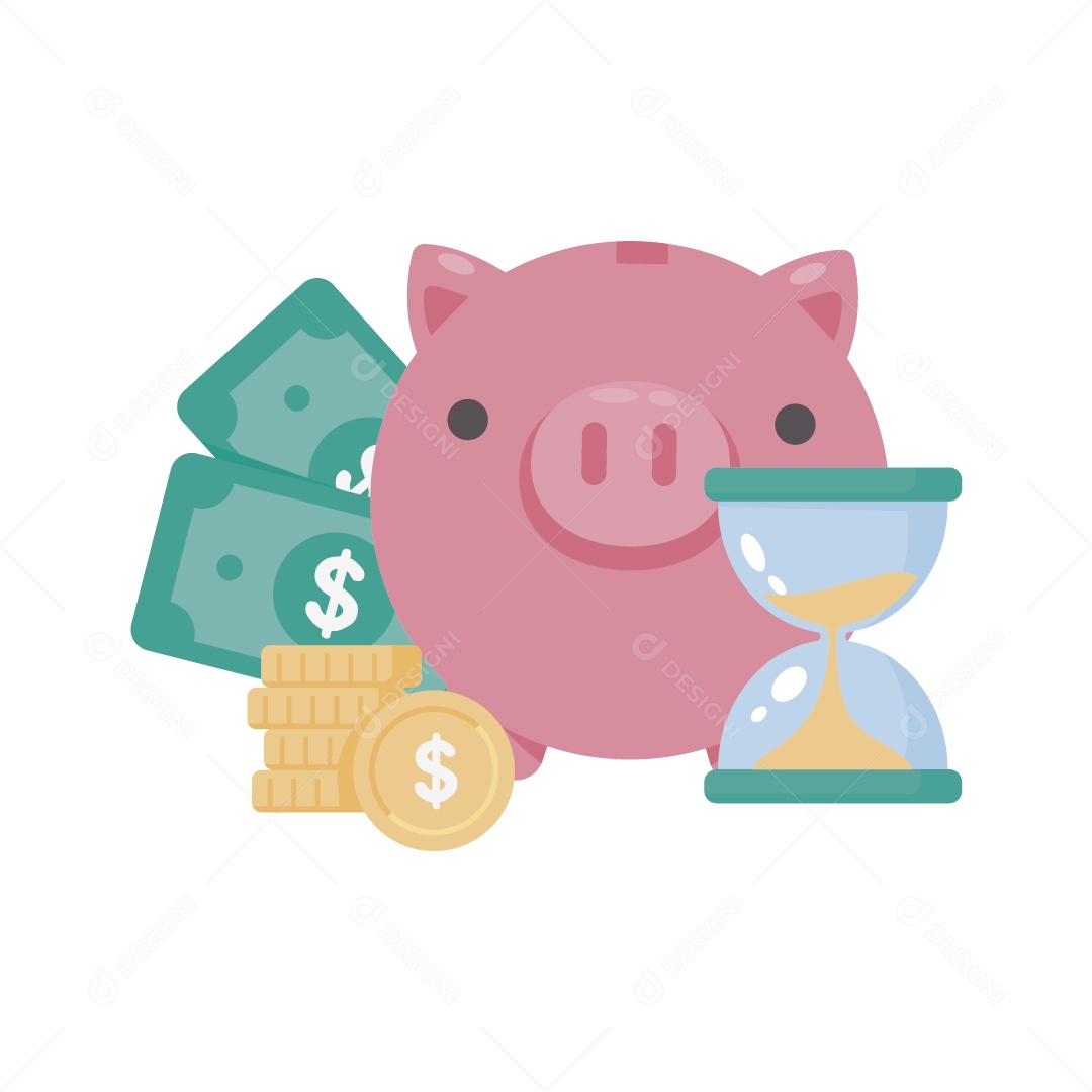 Símbolo de Economia Ilustração Vetor EPS