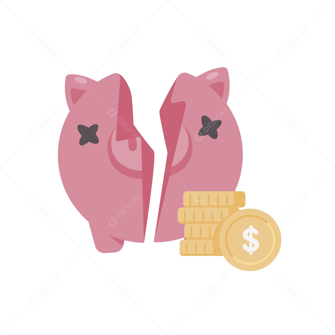 Símbolo de Economia Ilustração Vetor EPS