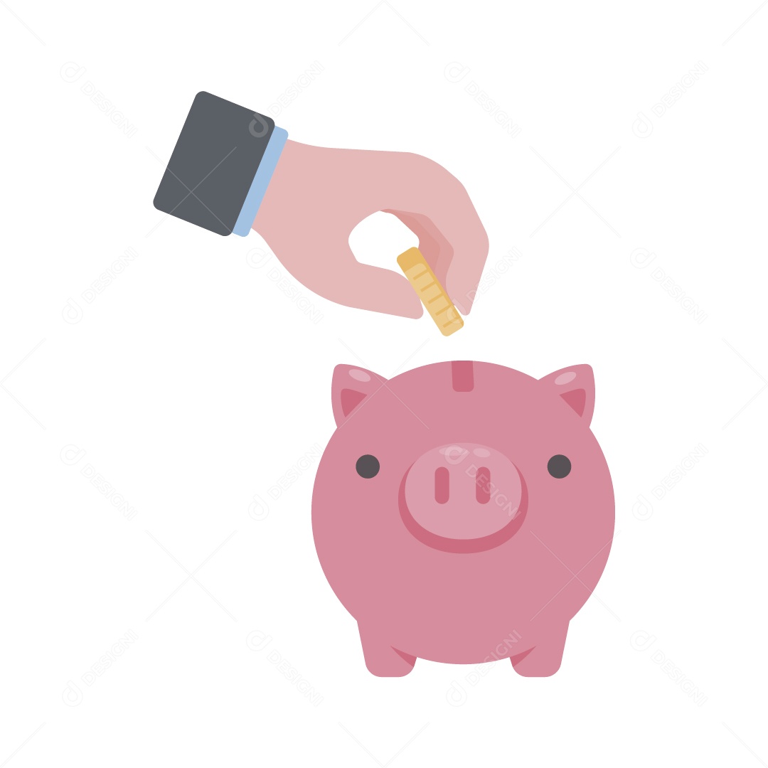 Símbolo de Economia Ilustração Vetor EPS