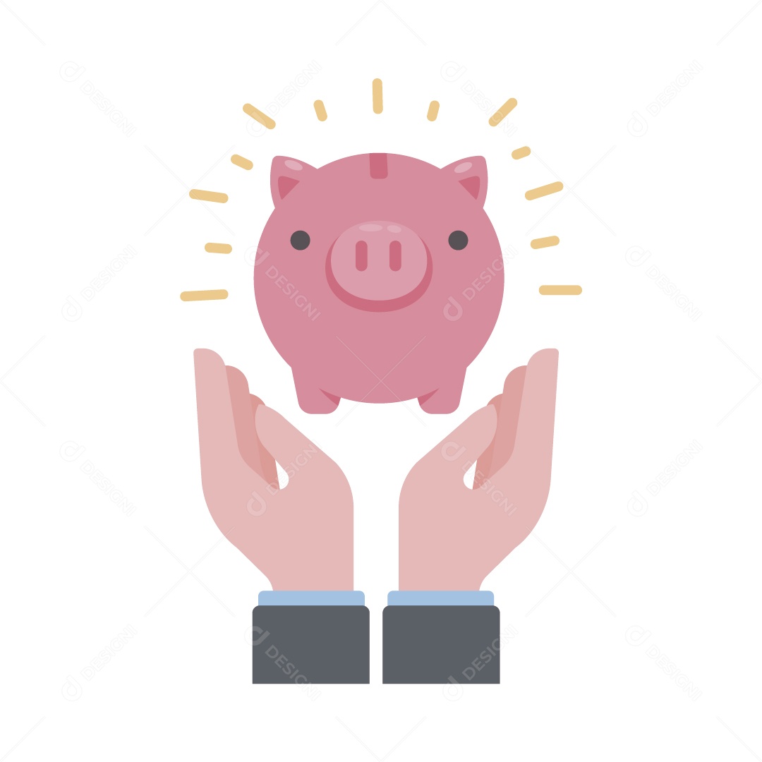 Símbolo de Economia Ilustração Vetor EPS