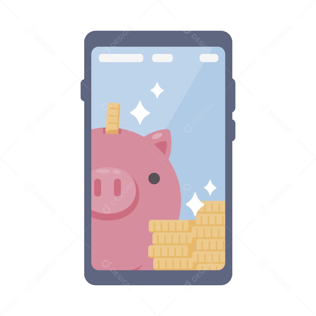 Finanças e Investimentos Ilustração Vetor EPS