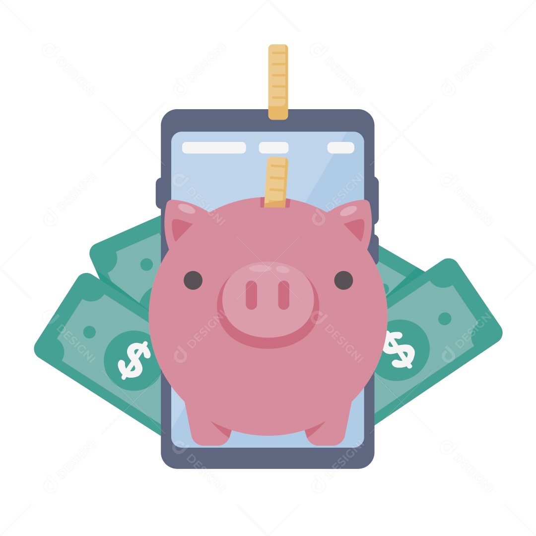 Finanças e Investimentos Ilustração Vetor EPS