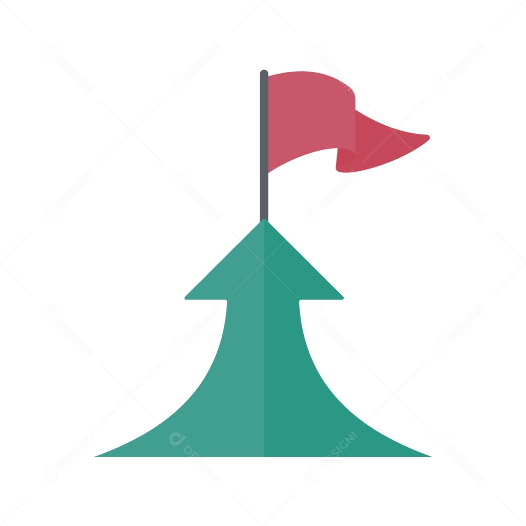 Conceito de Alvo Empresarial Ilustração Vetor EPS