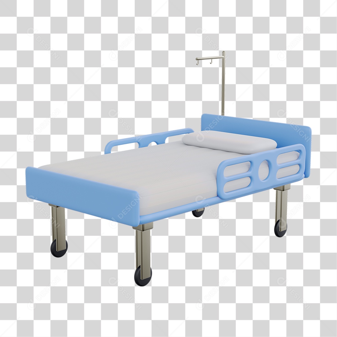 Cama Hospital PNG Transparente