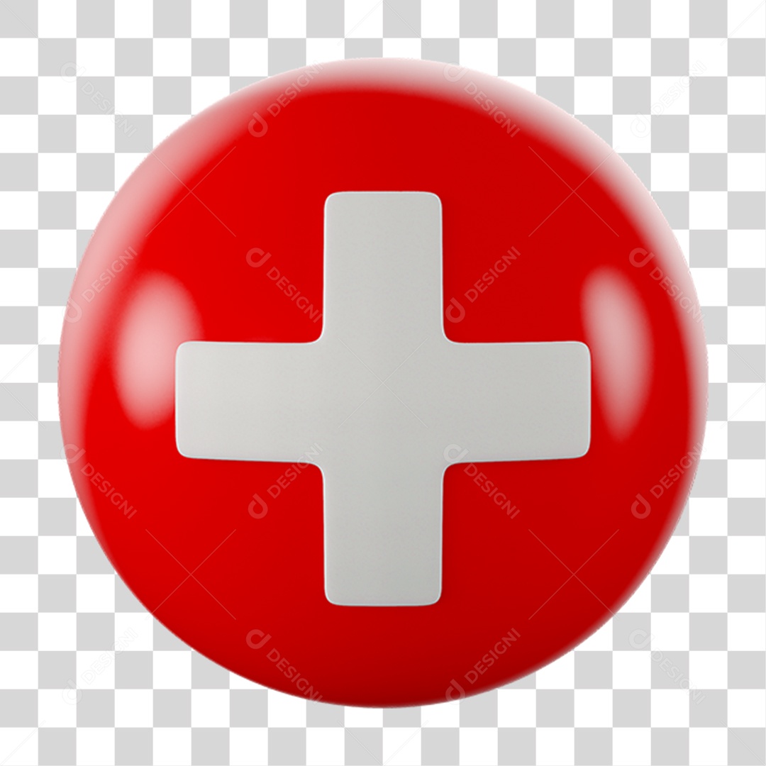 Esfera e Cruz Curva PNG Transparente