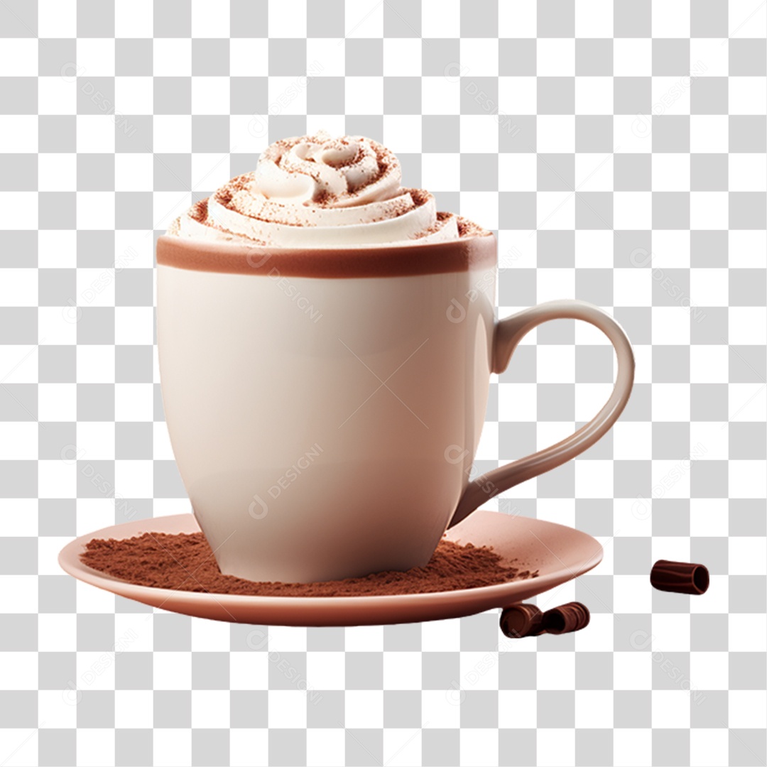 Xícara de Achocolatado PNG Transparente