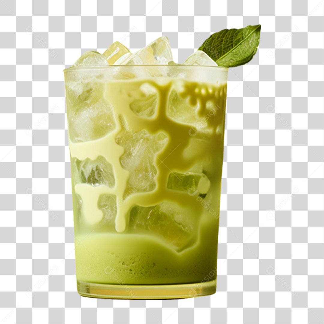 Copo de Suco e Vitaminas PNG Transparente