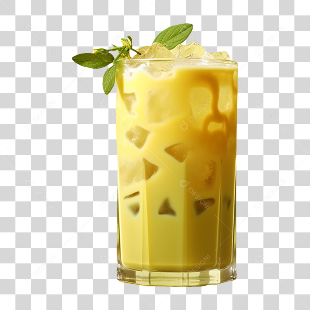 Copo de Suco e Vitaminas PNG Transparente
