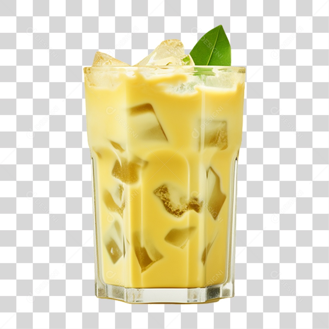 Copo de Suco e Vitaminas PNG Transparente