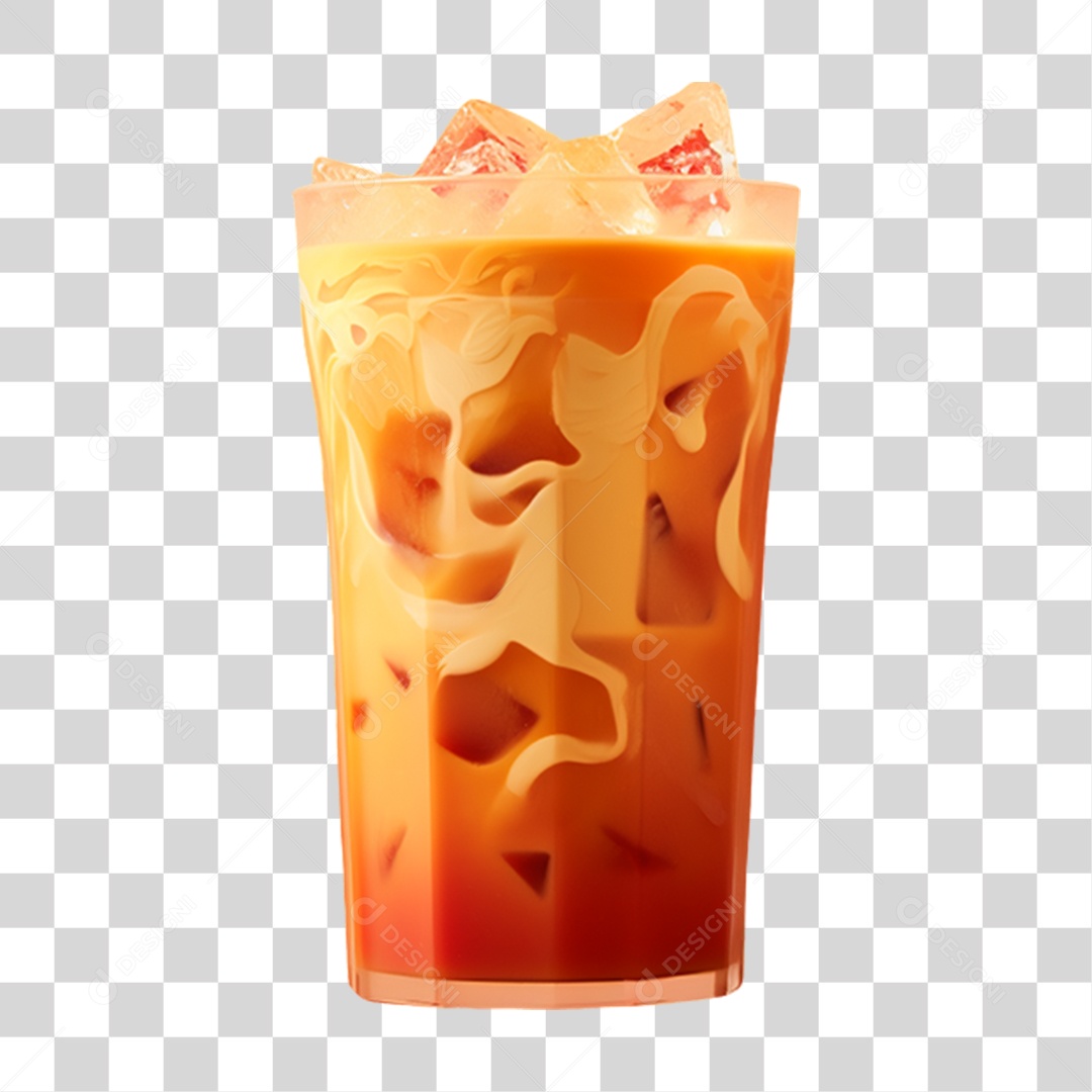 Copo de Suco e Vitaminas PNG Transparente