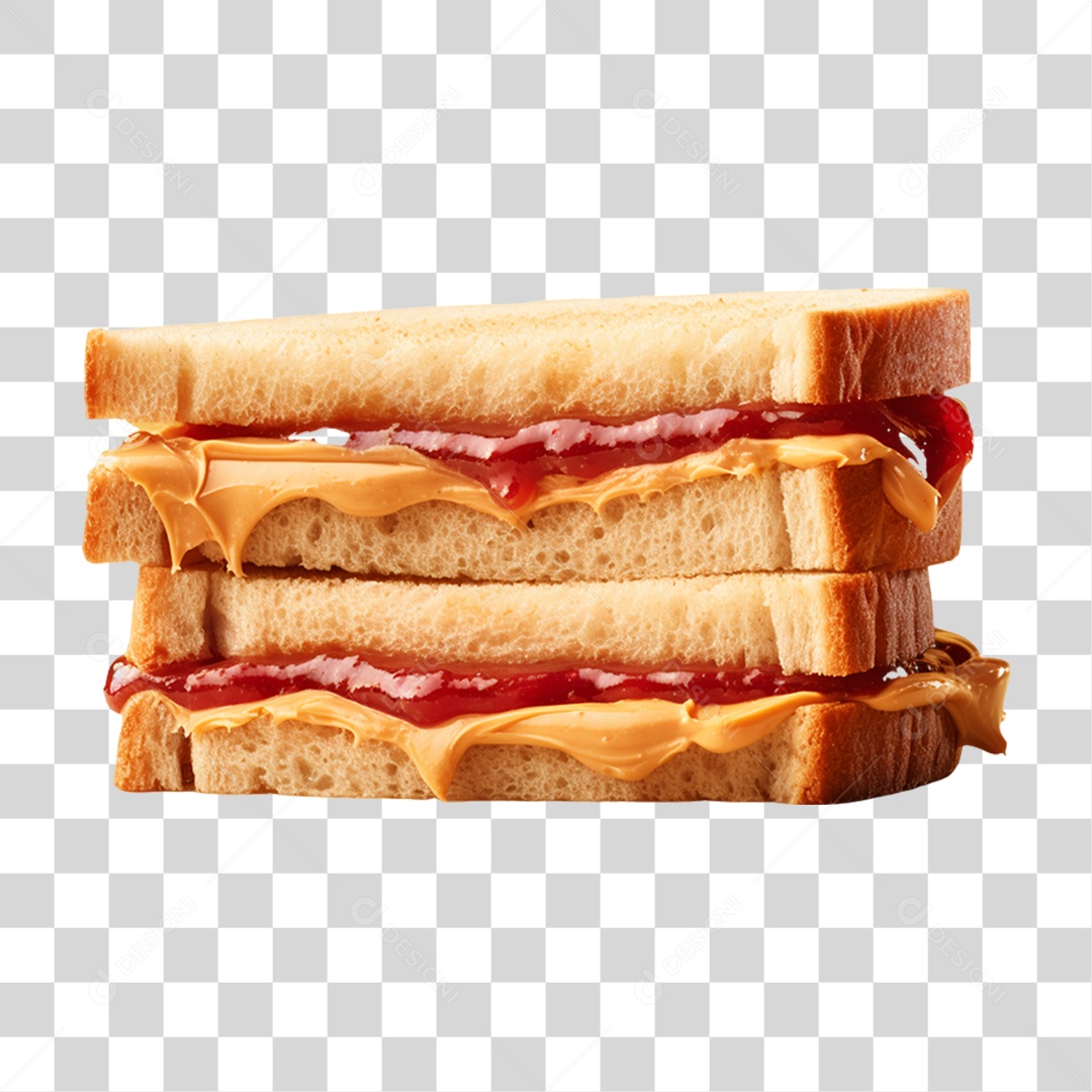 Sanduiche em Prato PNG Transparente